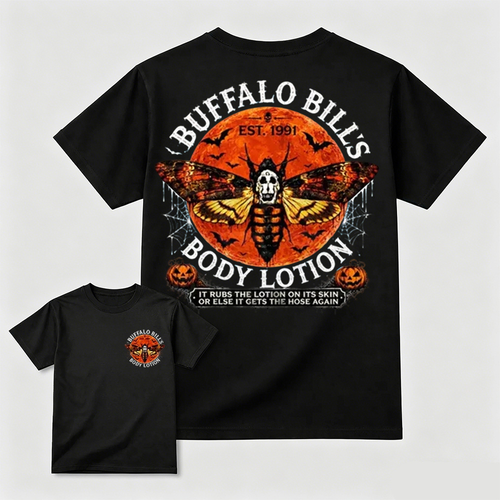 Silence of The Lambs T-Shirt Ver.2 – Vintage Hannibal Lecter Movie Graphic Tee Hallowmas Day Shirts