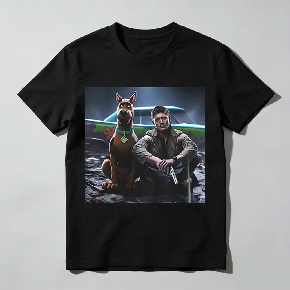 Dean Winchester and Scooby-Doo Comfort Colors Shirt, Halloween Tshirt