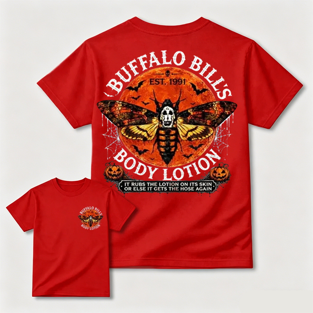 Silence of The Lambs T-Shirt Ver.2 – Vintage Hannibal Lecter Movie Graphic Tee Hallowmas Day Shirts