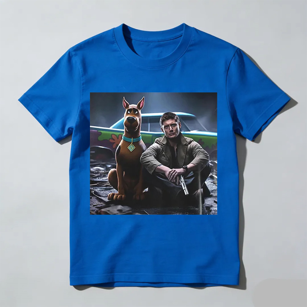 Dean Winchester and Scooby-Doo Comfort Colors Shirt, Halloween Tshirt