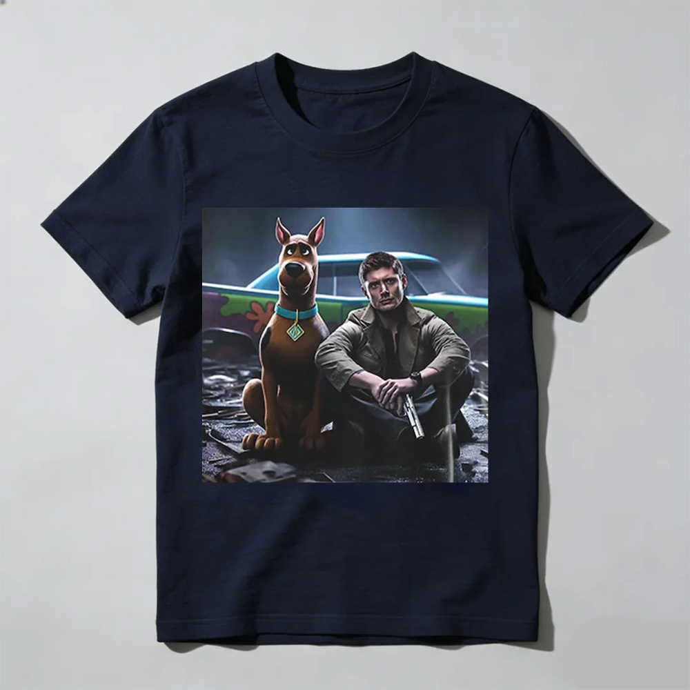 Dean Winchester and Scooby-Doo Comfort Colors Shirt, Halloween Tshirt