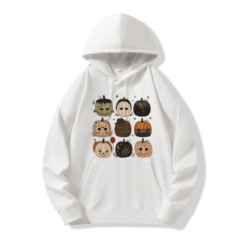 Horror Nights Chills And Thrills Retro Slashers T Shirt/Sweatshirt/Hoodie, Horror Movie Pumpkins,  scary Pumpkin Sublimation For Halloween