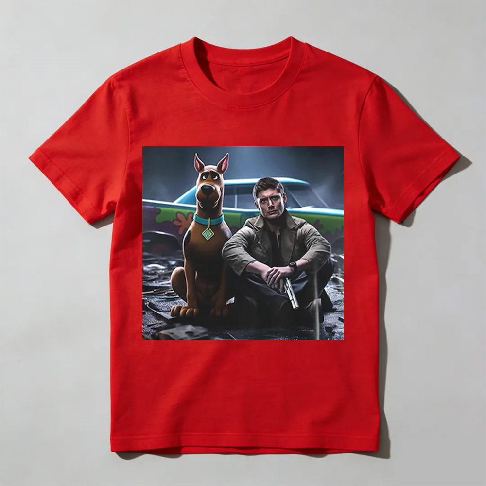 Dean Winchester and Scooby-Doo Comfort Colors Shirt, Halloween Tshirt