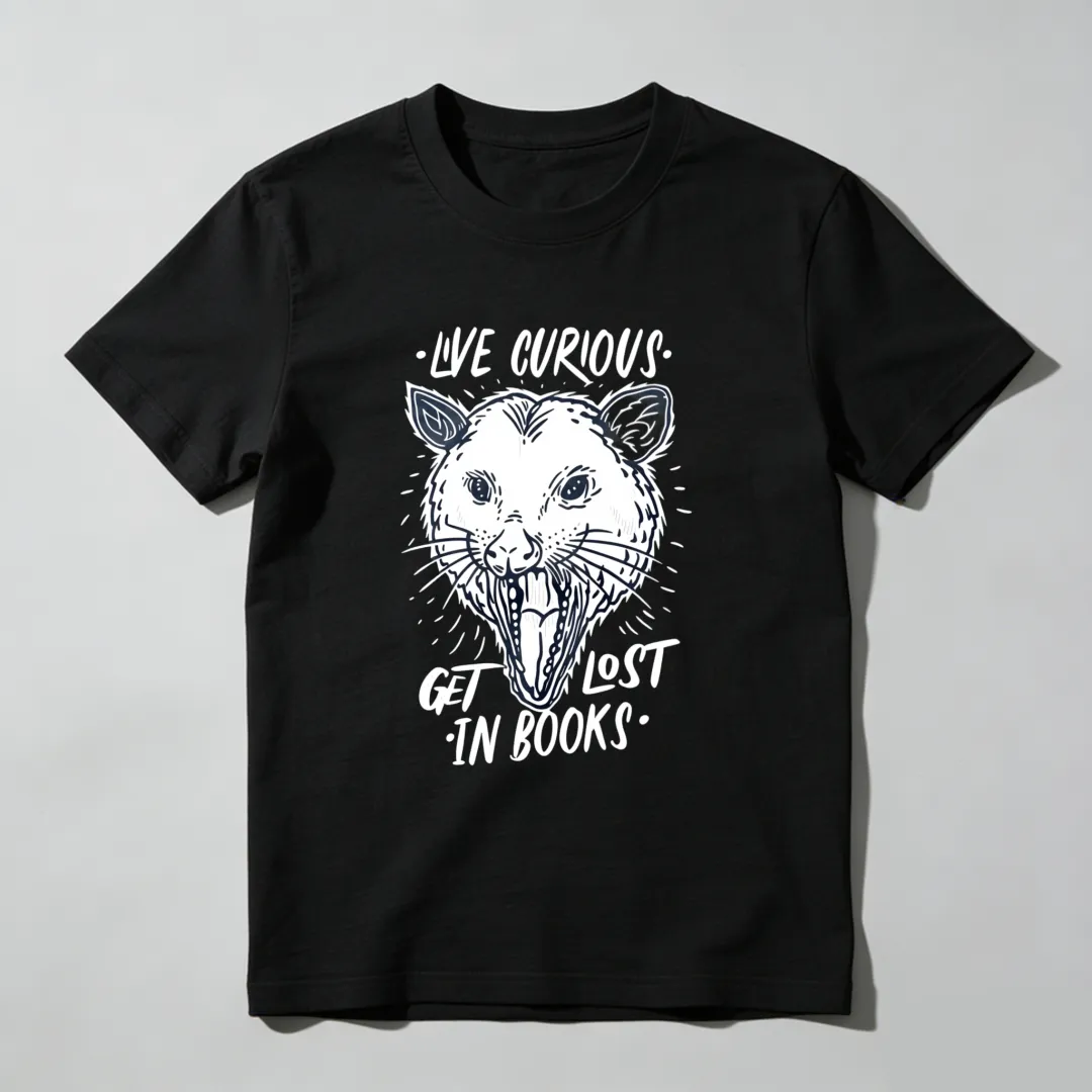 Live Curious Get Lost In Books Unisex Classic T-shirt