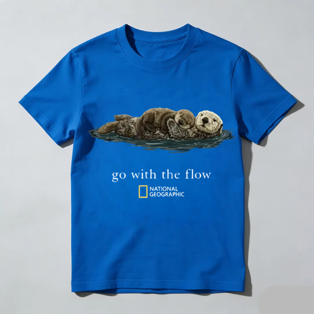 National Geographic "Go with the Flow" Unisex T-Shirt, Gift
