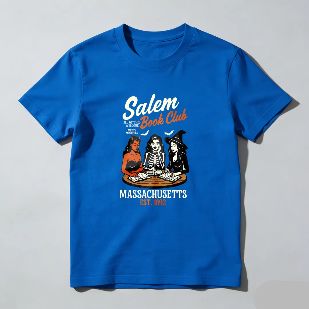 Salem Book Club Massachusetts Est 1692 Unisex Classic T-shirt