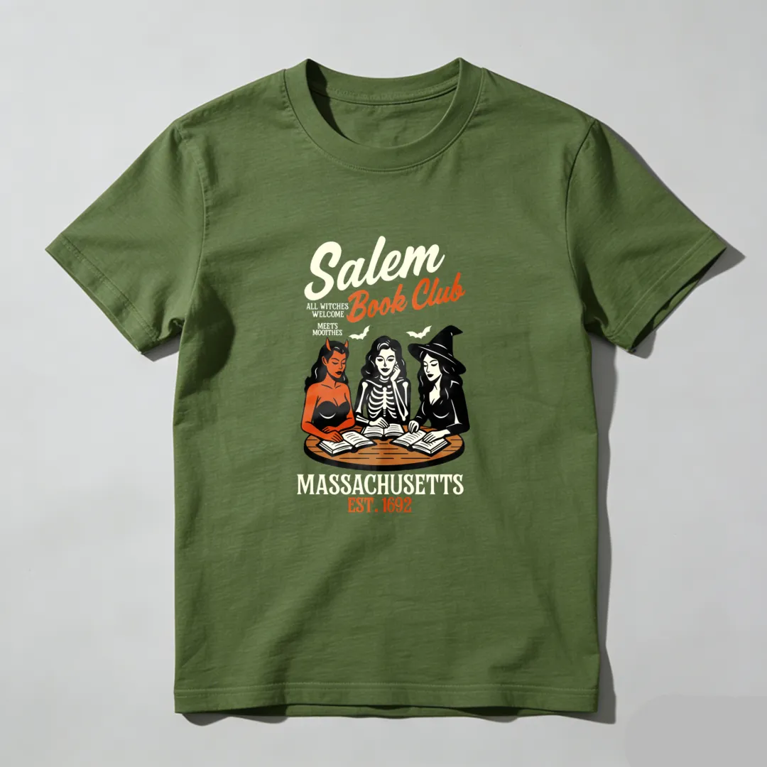 Salem Book Club Massachusetts Est 1692 Unisex Classic T-shirt