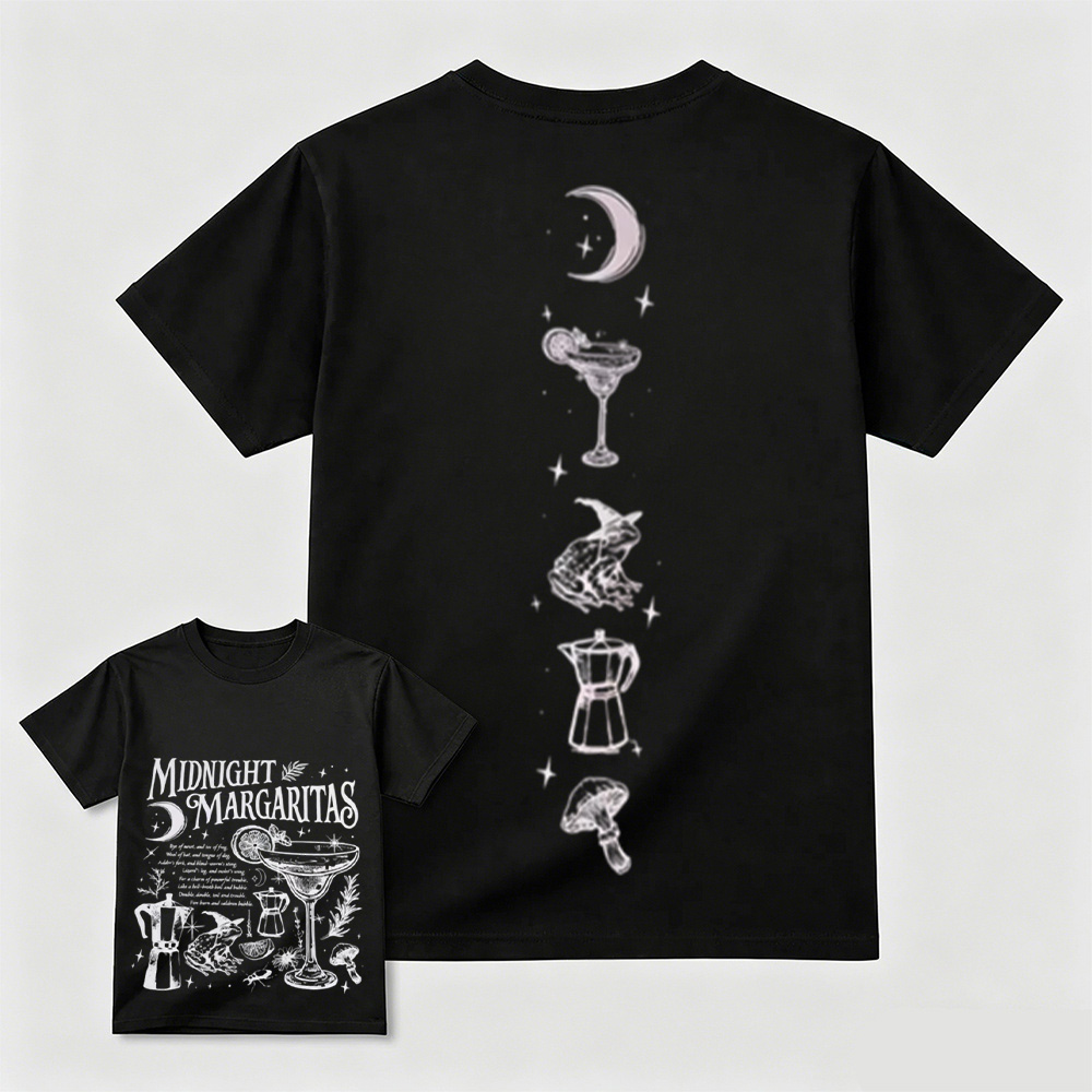 2-Sided Midnight Margaritas Shirt/Sweatshirt/Hoodie, Practical Magic 2 Fans For Halloween