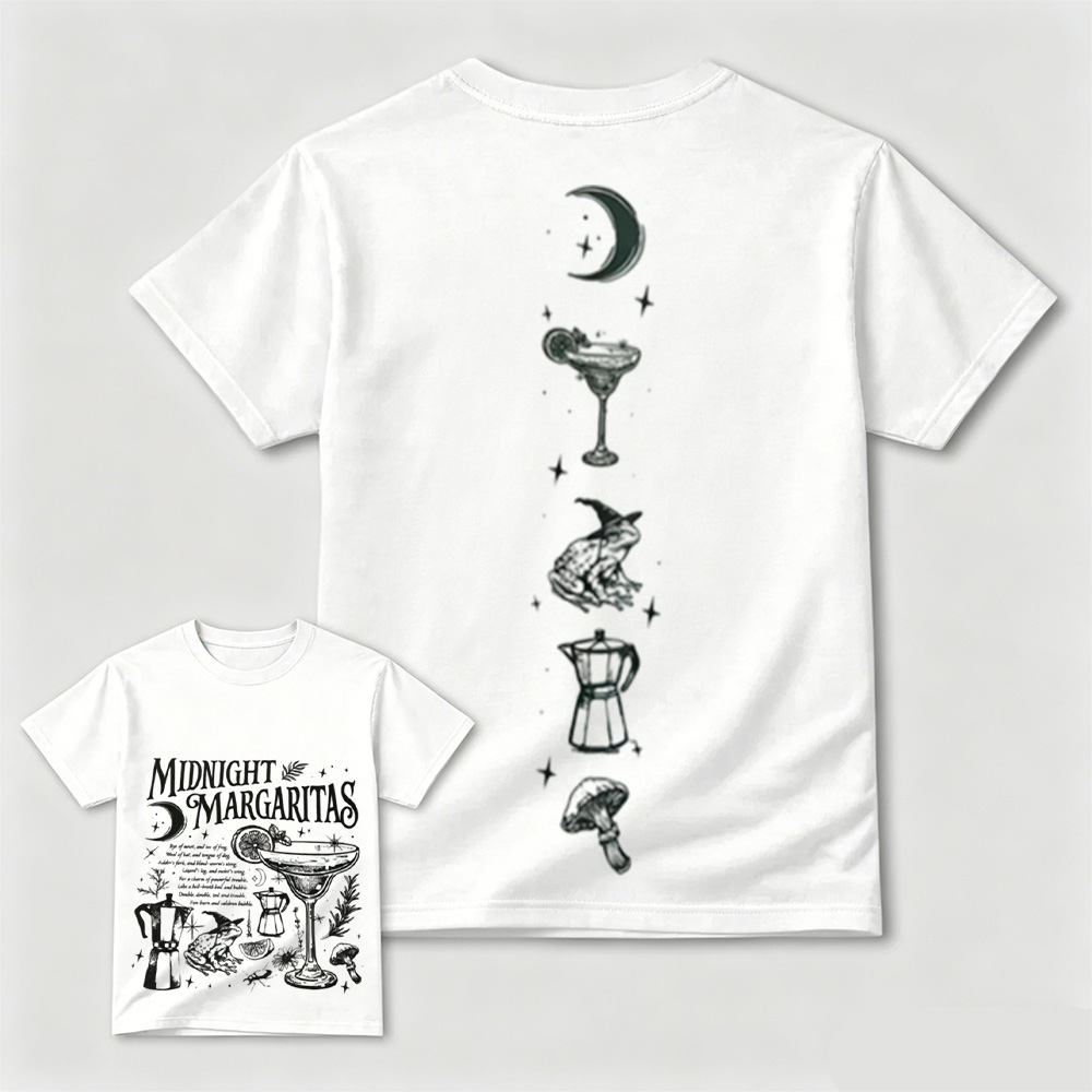 2-Sided Midnight Margaritas Shirt/Sweatshirt/Hoodie, Practical Magic 2 Fans For Halloween
