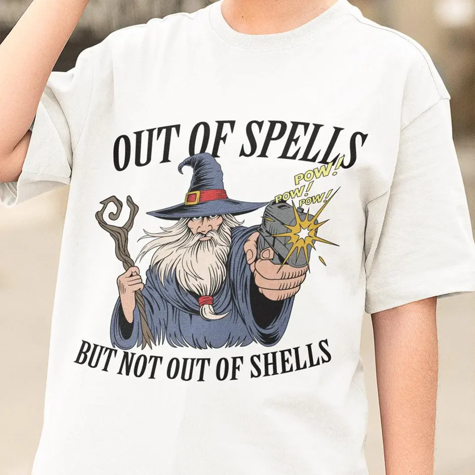 Unisex - Out of Spells but Not Out of Shells T-Shirt