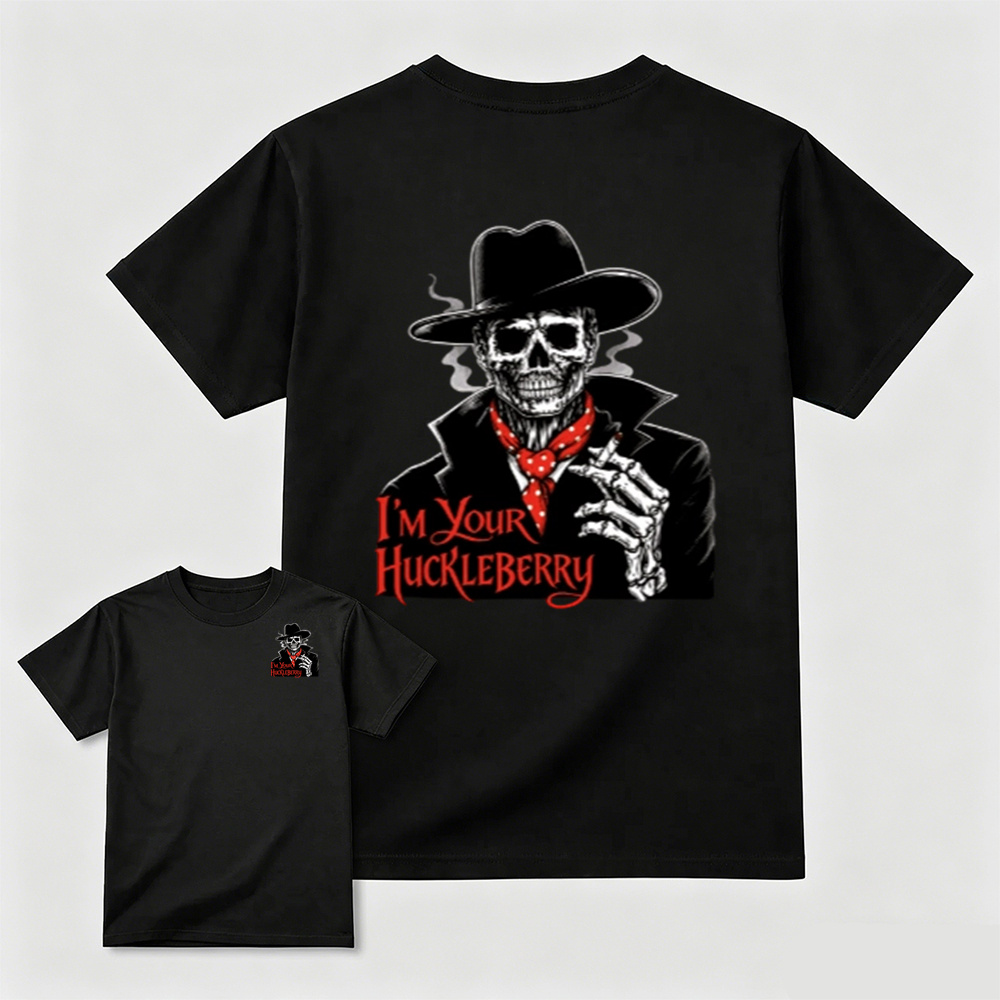 I''m Your Huckleberry Tombstone Shirt For Western Cowboys Halloween Style