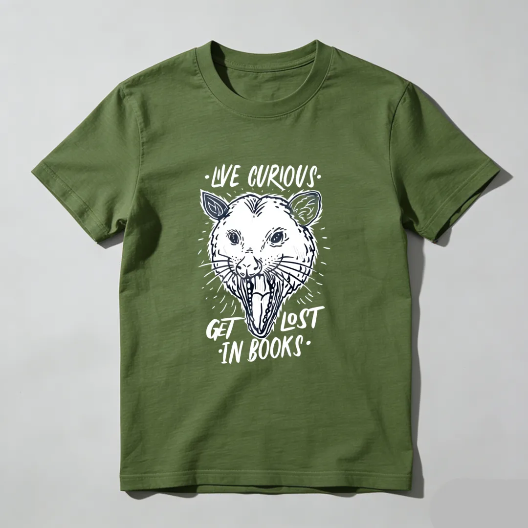 Live Curious Get Lost In Books Unisex Classic T-shirt