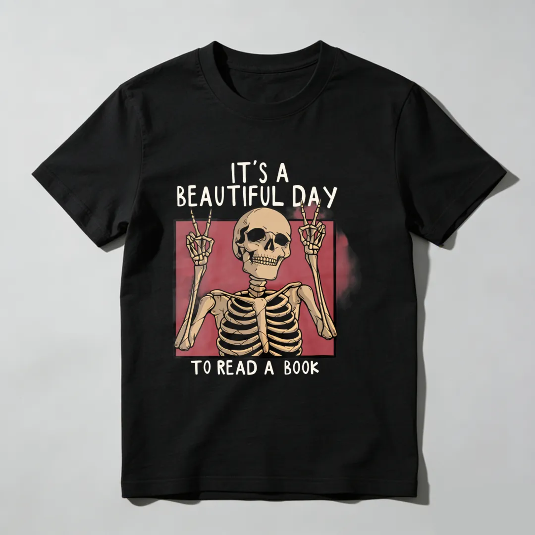 It's A Beautiful Day To Read A Book Unisex Classic T-shirt