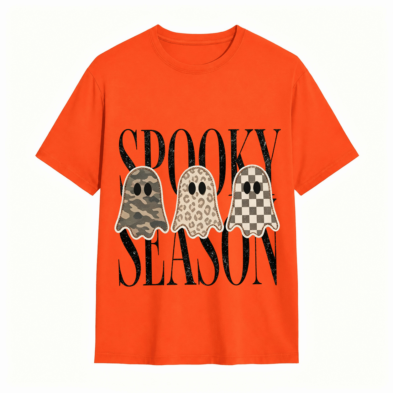Patterned Spooky Season Ivory Tee Shirt/Sweatshirt/Hoodie For Halloween