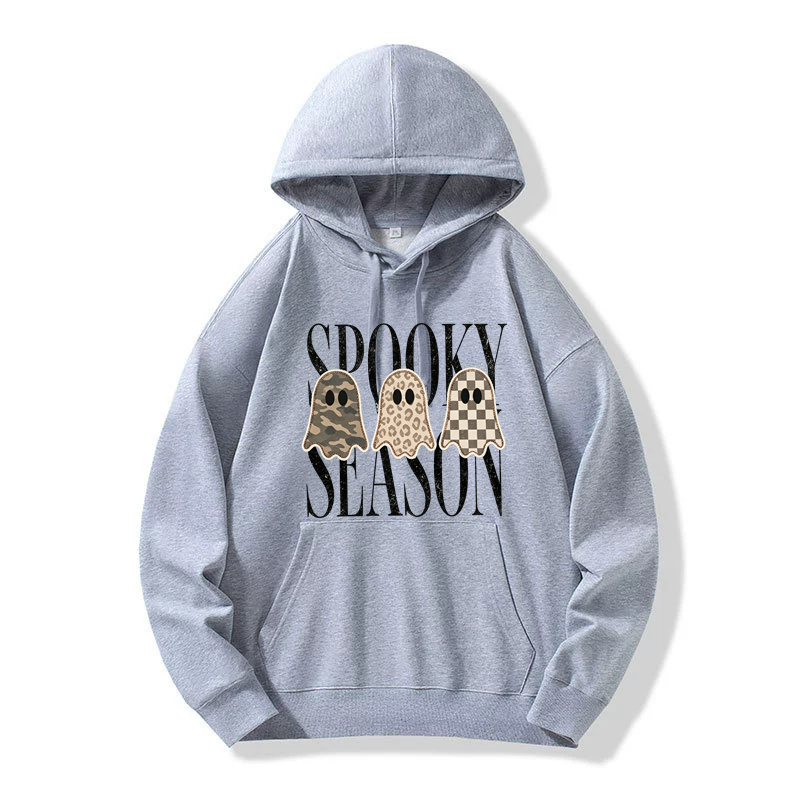 Patterned Spooky Season Ivory Tee Shirt/Sweatshirt/Hoodie For Halloween