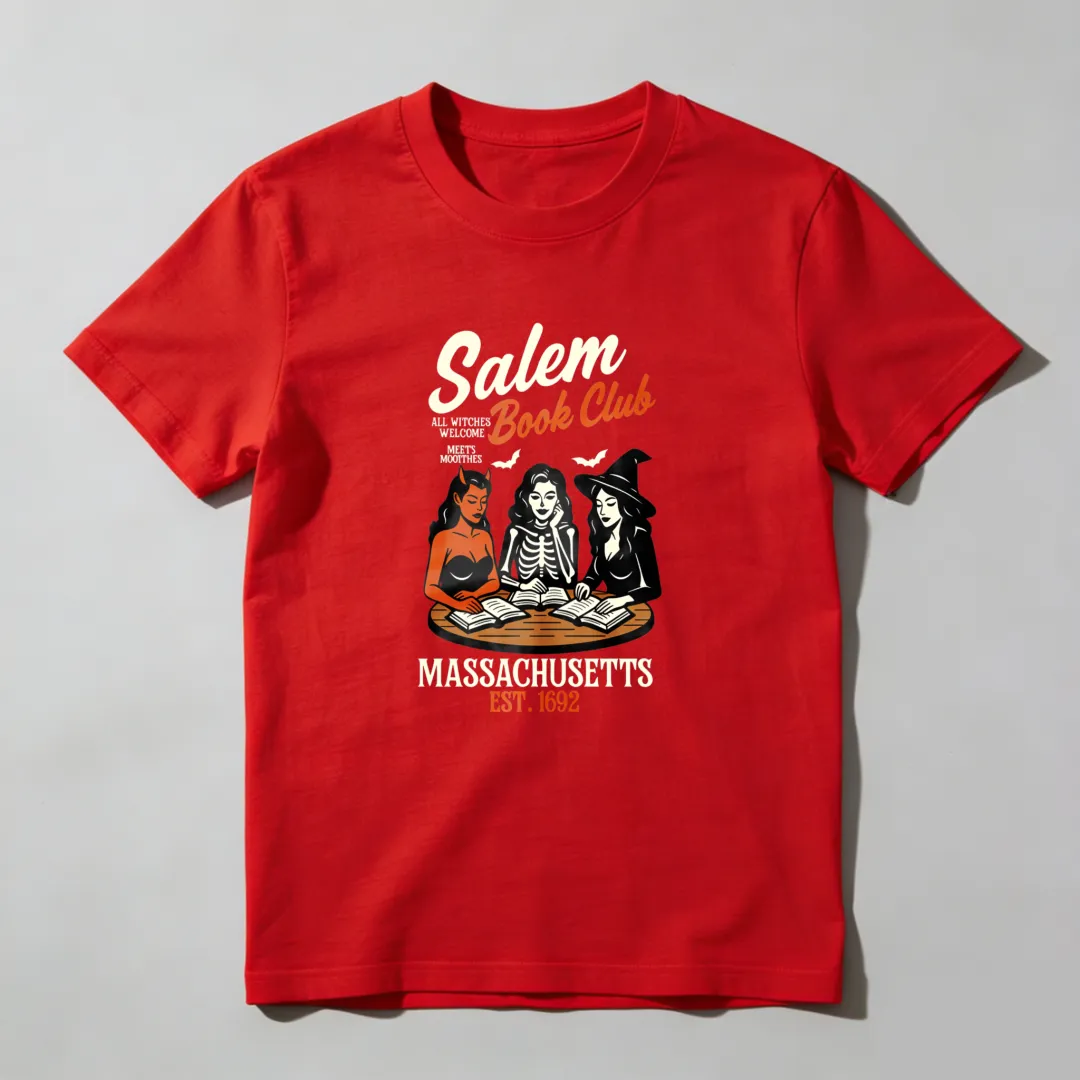Salem Book Club Massachusetts Est 1692 Unisex Classic T-shirt