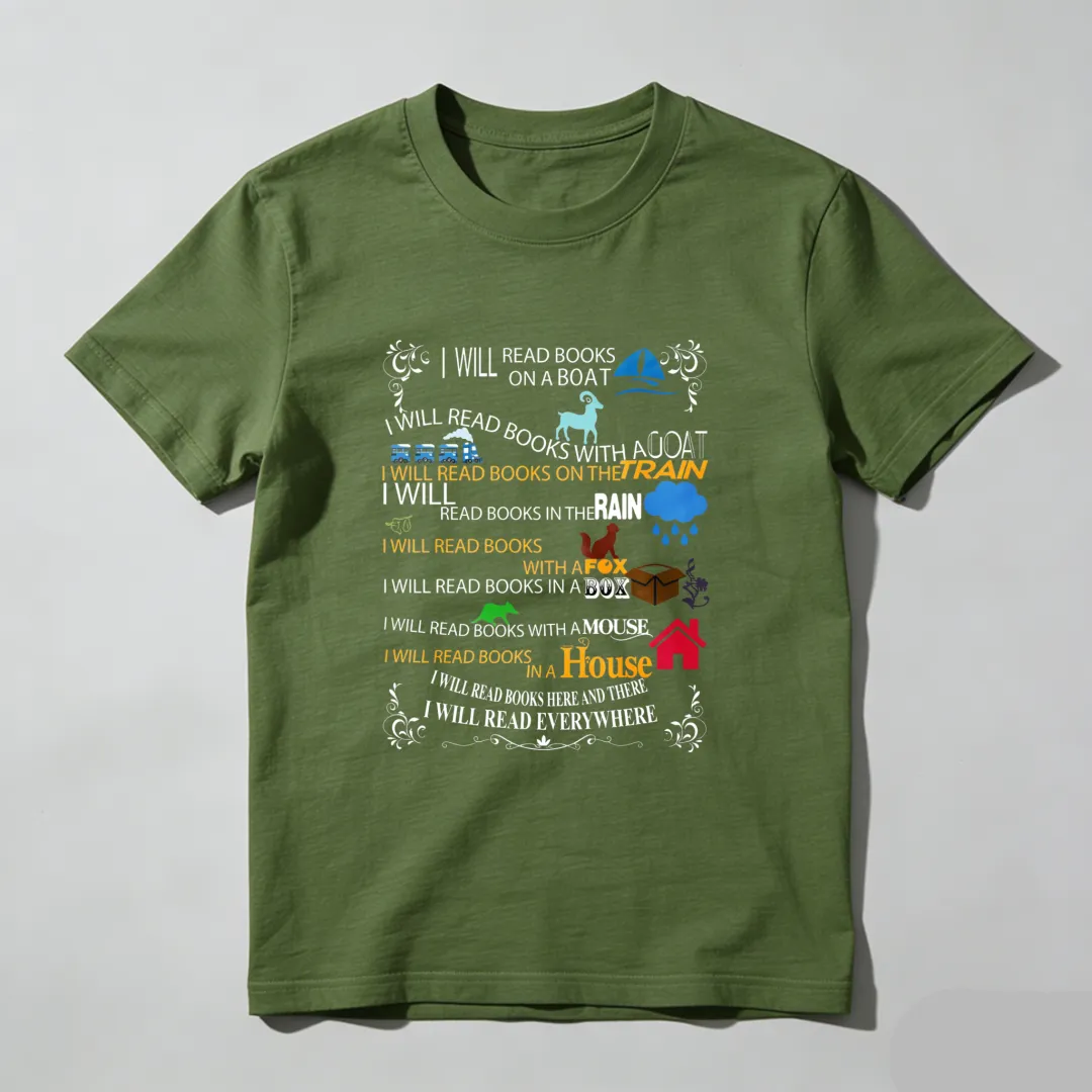 I Will Read Books Everywhere Unisex Classic T-shirt