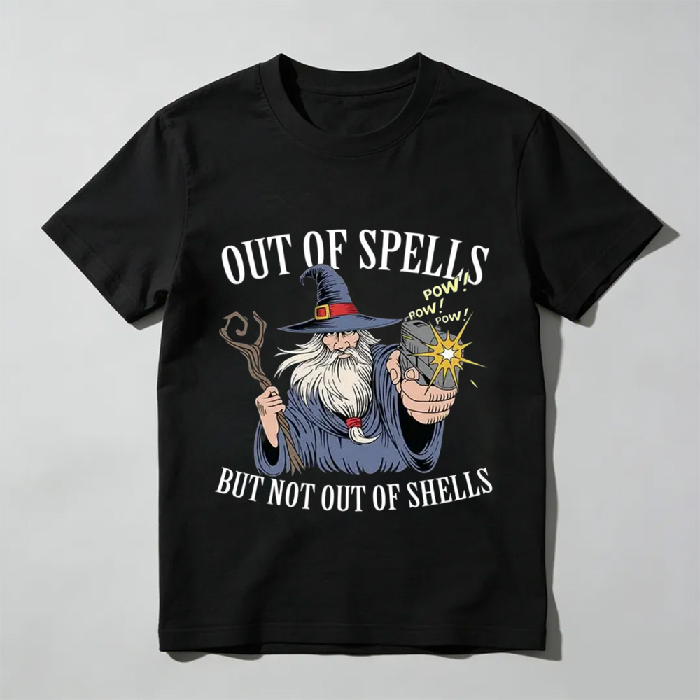 Unisex - Out of Spells but Not Out of Shells T-Shirt