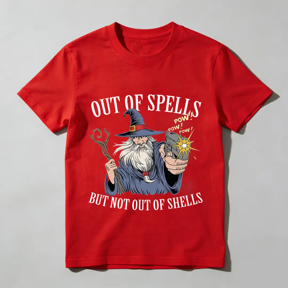 Unisex - Out of Spells but Not Out of Shells T-Shirt