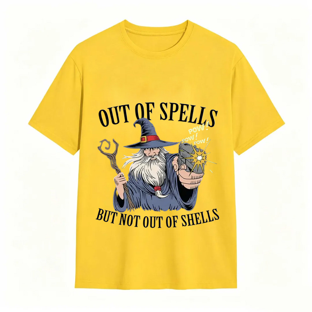 Unisex - Out of Spells but Not Out of Shells T-Shirt