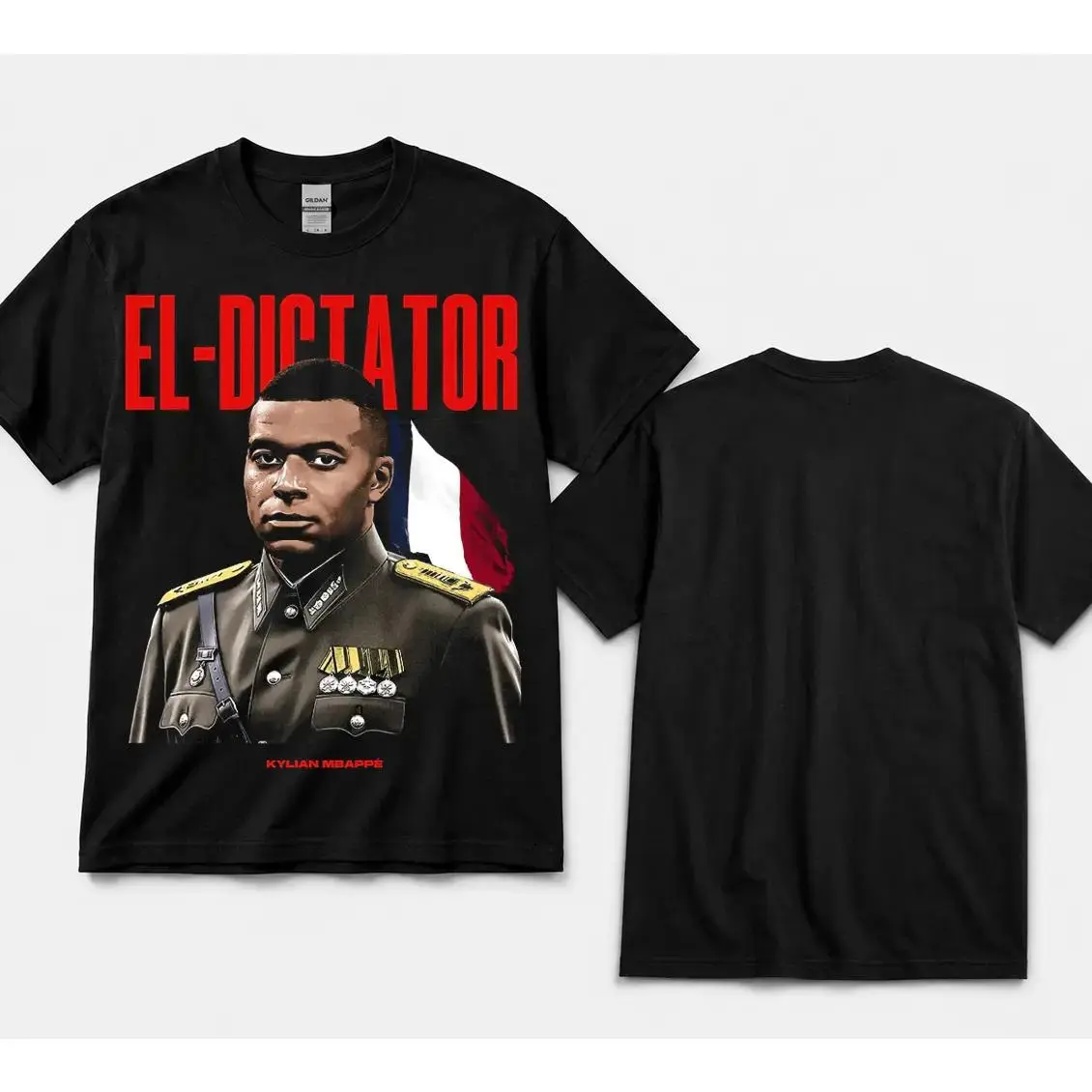 🇫🇷⚽Kylian Graphic T-Shirt, France Soccer Streetwear Tee, Vintage Soccer Shirt, El Dictator Graphic Tee