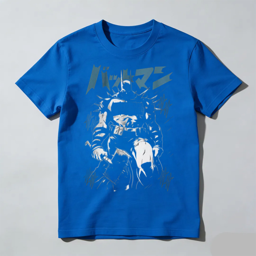 Batman Superhero Gift, Comic Book Graphic Tee Casual T-Shirt, Birthday Gift for Him Anime T-shirt, Manga Lover Tshirts