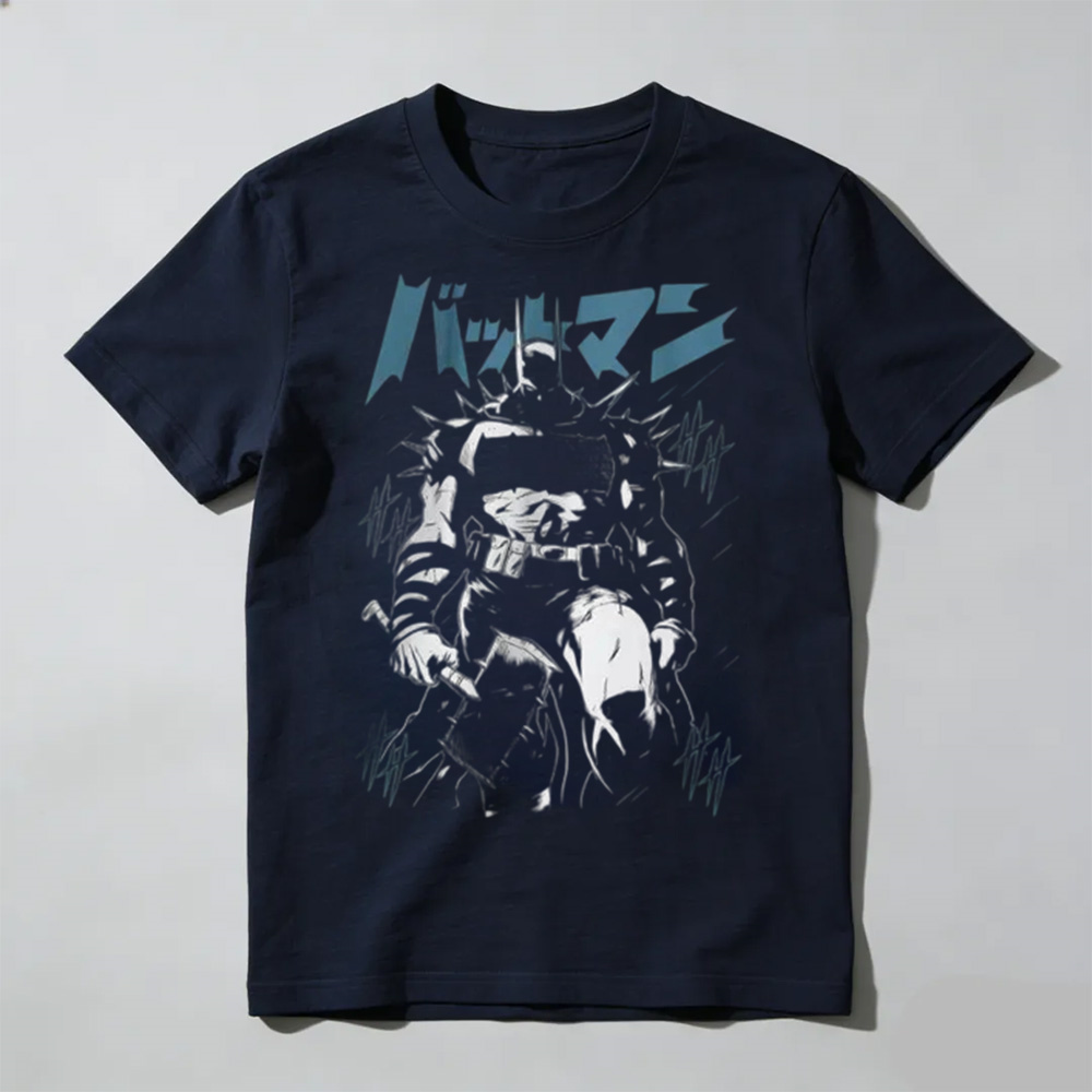 Batman Superhero Gift, Comic Book Graphic Tee Casual T-Shirt, Birthday Gift for Him Anime T-shirt, Manga Lover Tshirts