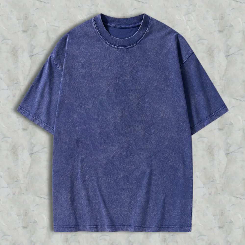 Vintage Rotary Dial Phone Pattern Unisex Washed T-shirt