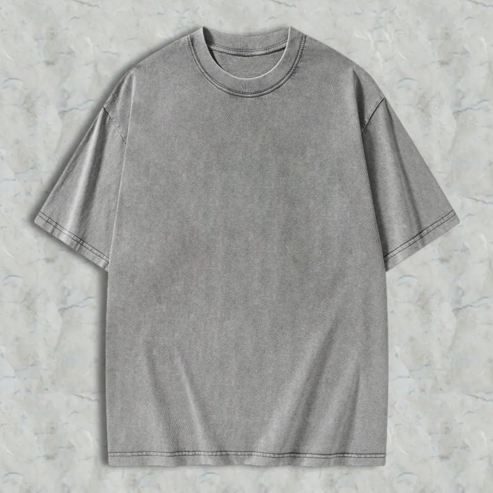 Vintage Rotary Dial Phone Pattern Unisex Washed T-shirt