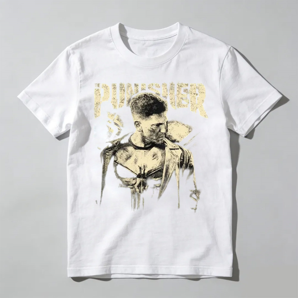 Vintage The Punisher Shirt, Retro Frank Castle Graphic Tee, Avengers Campus T-shirt, Villain Shirt, Anti Hero Fan Gift