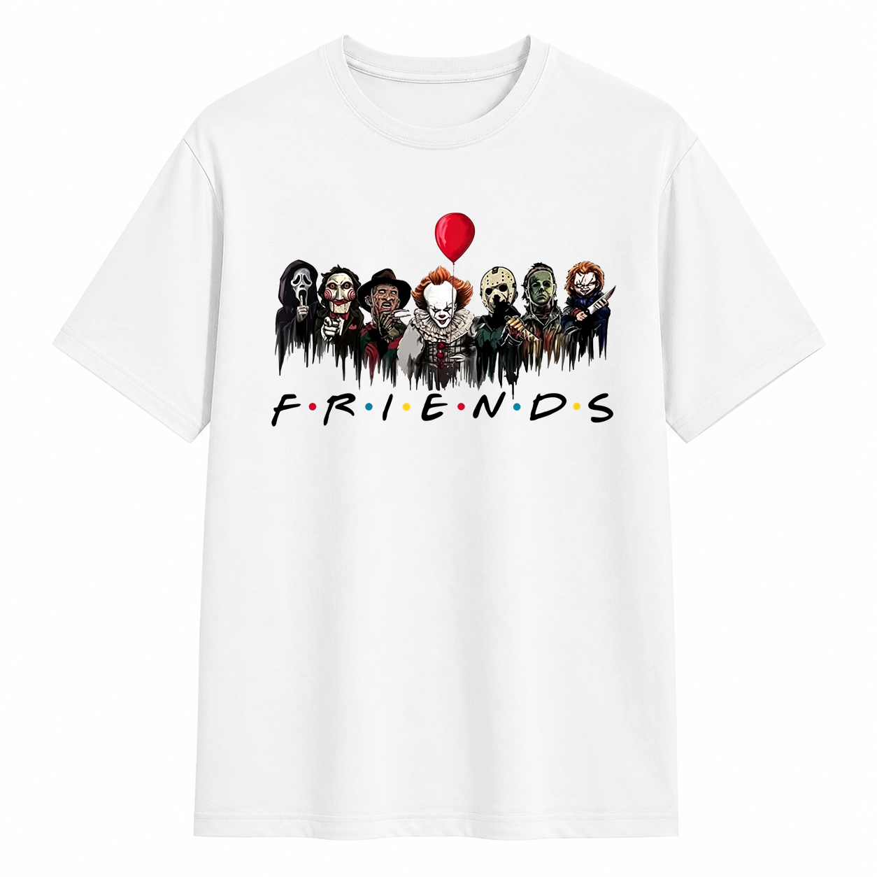 Horror Characters Friends Halloween, Horror Movie Characters, Halloween Shirt/Sweatshirt/Hoodie
