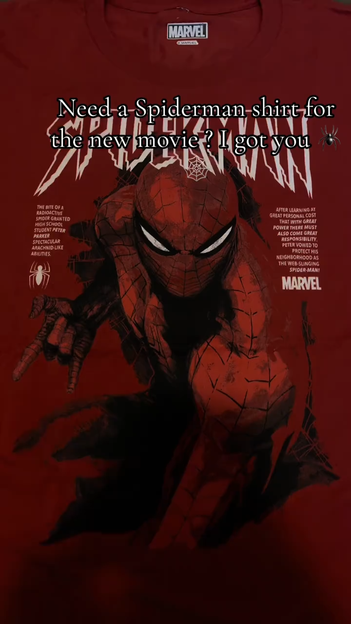 Spider-Man Classic Painting T Shirt  -  Spiderman Brand New Day