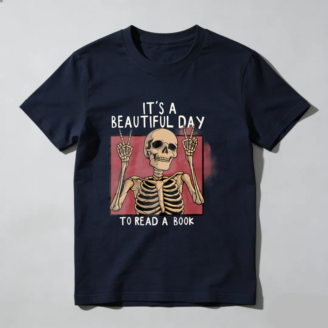It's A Beautiful Day To Read A Book Unisex Classic T-shirt