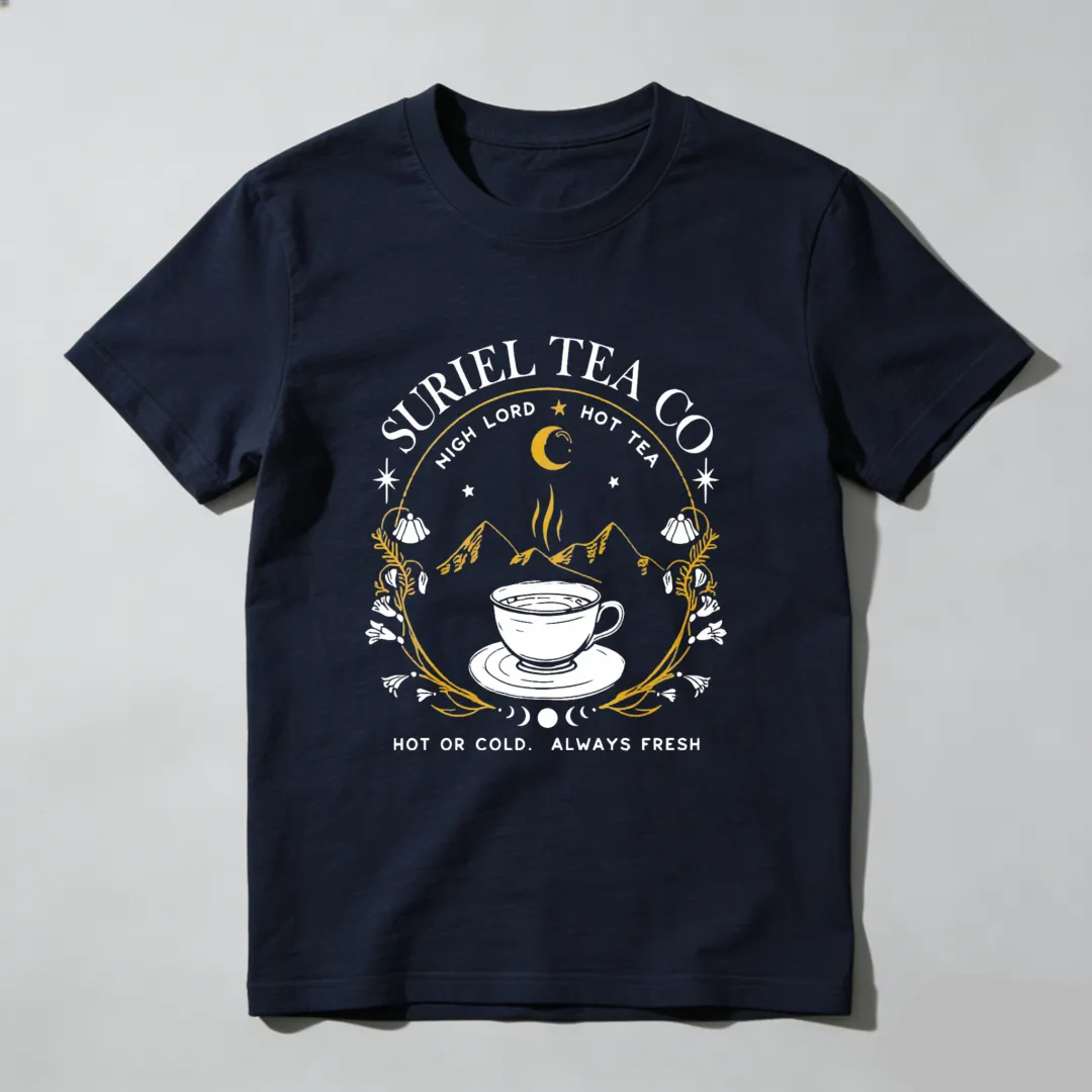 Surriel Tea Co Moon Mountains Cup Stars Unisex Classic T-shirt
