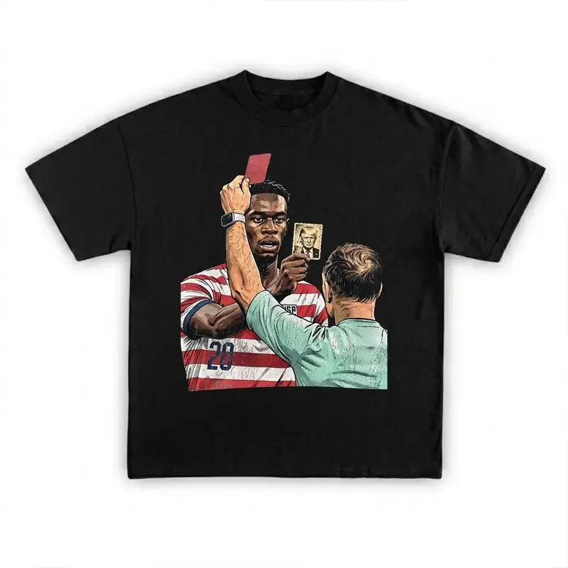 Balogun's Trump Card Shirt, World Soccer 2026, USMNT meme Tee
