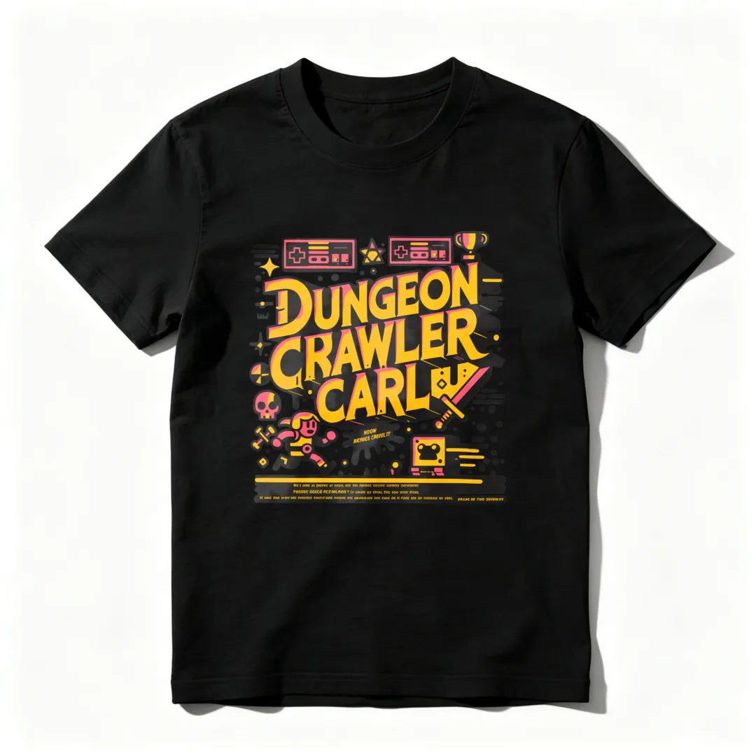 Dungeon Crawler Carl Game Art Design Unisex Classic T-shirt