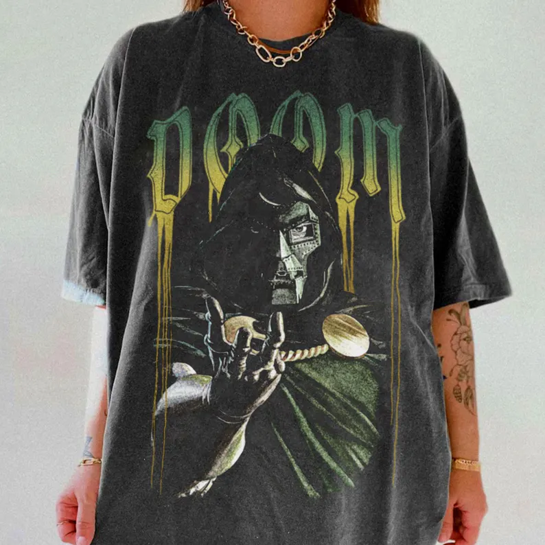 Avengers: Doomsday Shirt Dr DoomAcid Wash Oversized Shirt, Retro Marvel Villain Shirt, Disney Vacation 2026