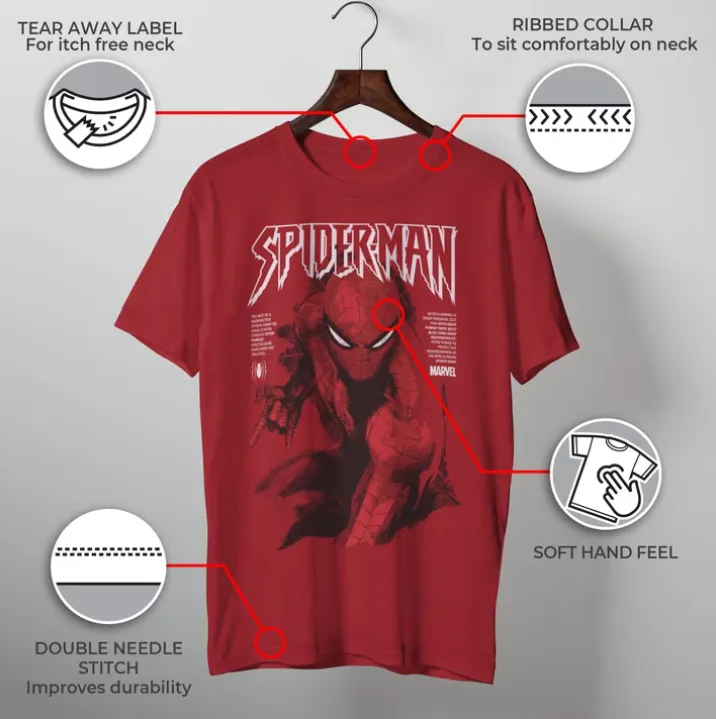 Spider-Man Classic Painting T Shirt  -  Spiderman Brand New Day