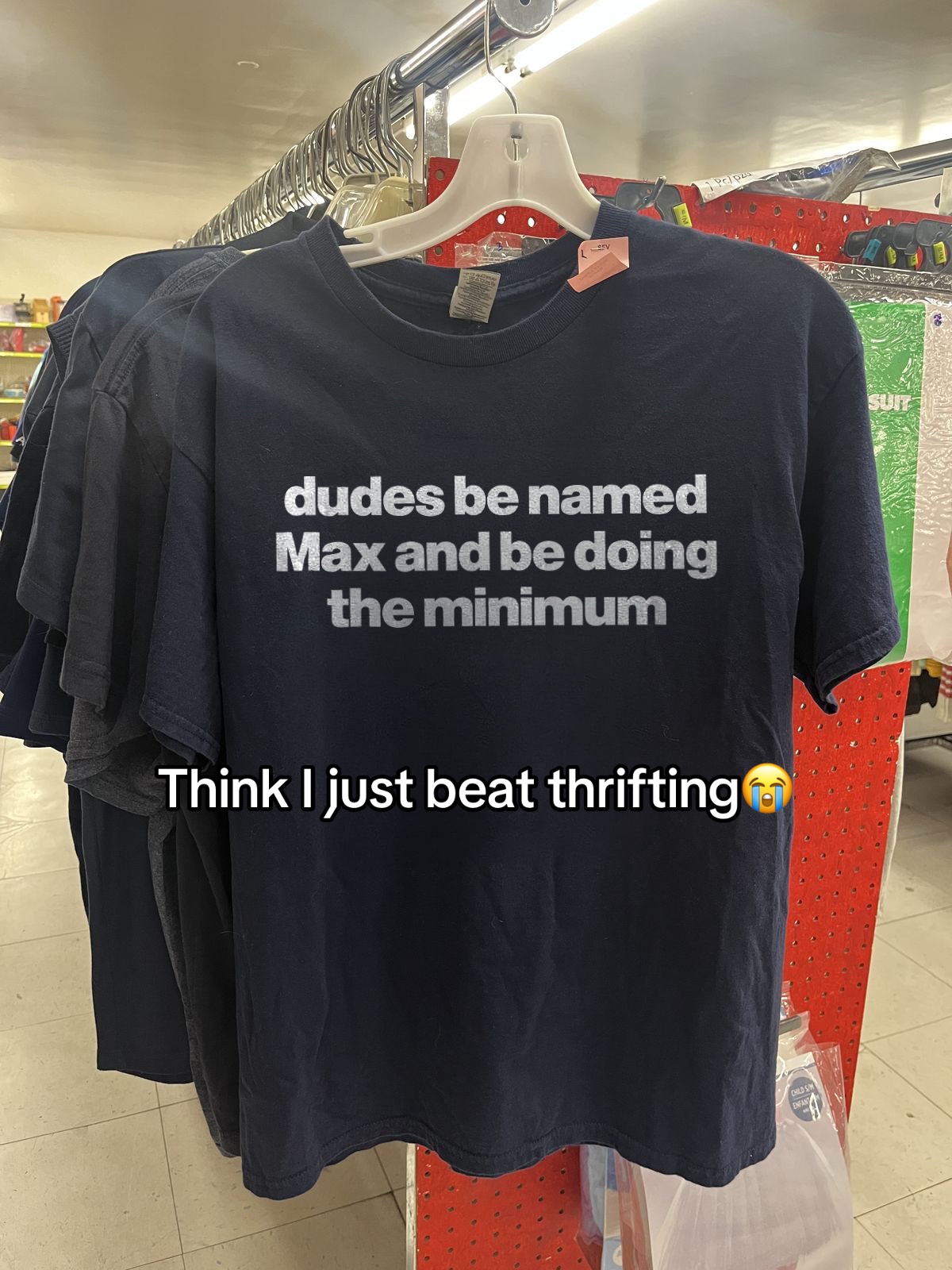 "Dudes Named Max Doing The Minimum" T-Shirt – Funny Sarcastic Pun Graphic Tee, Unisex Cotton Shirt