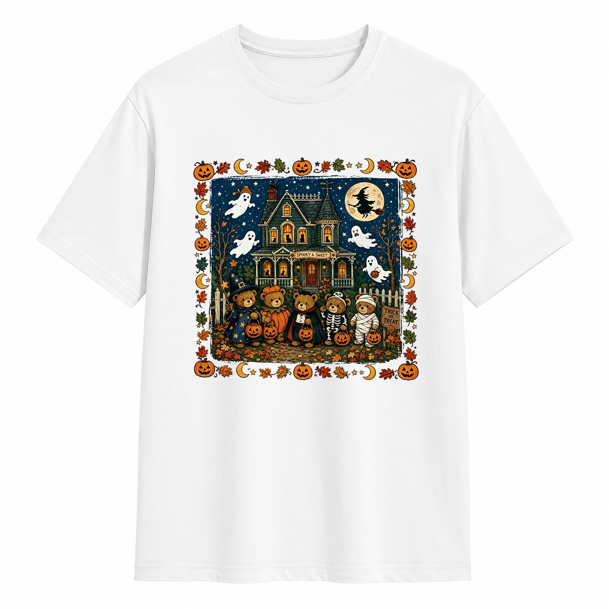 Vintage 90s Bears Halloween Comfort Colors Shirt/Sweatshirt/Hoodie