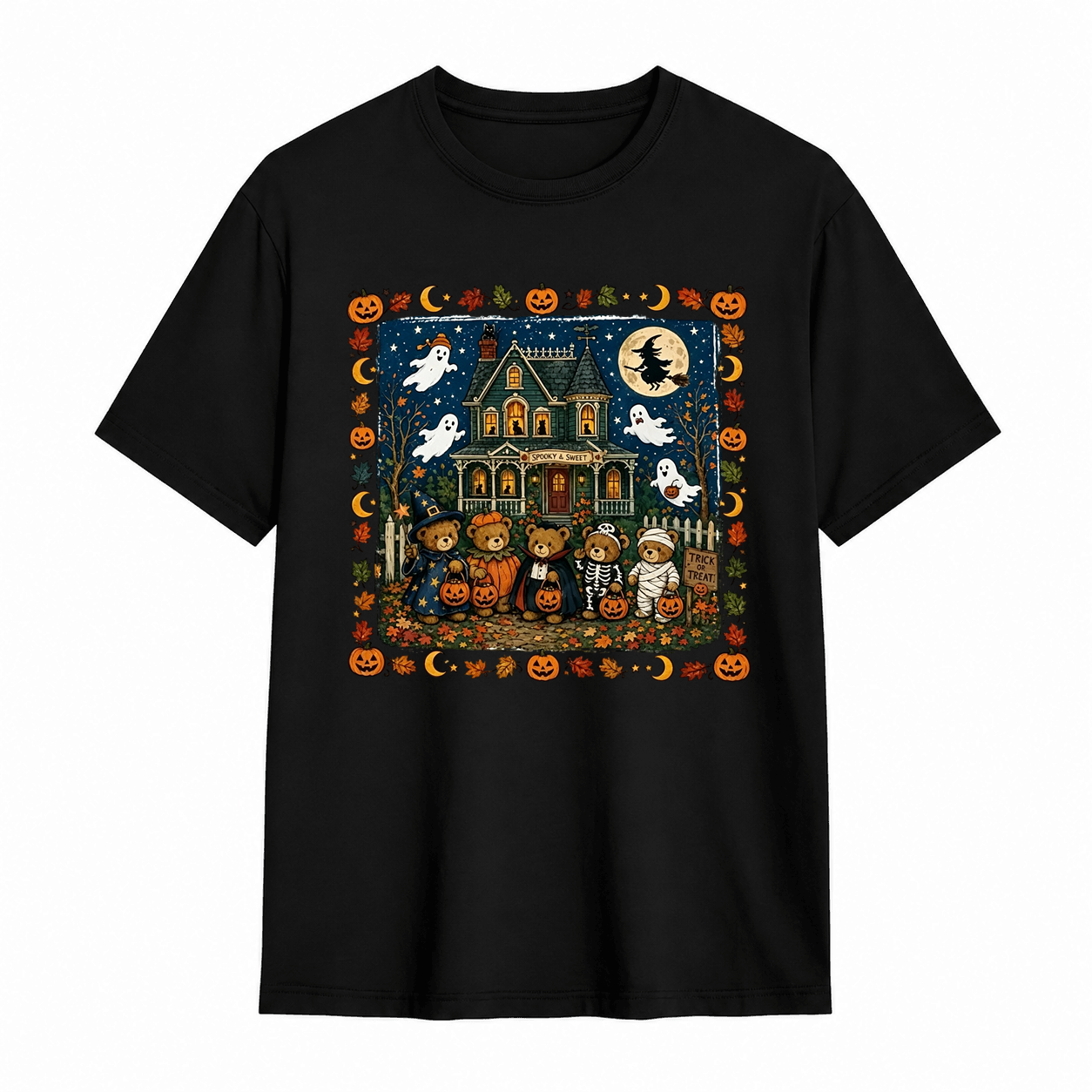 Vintage 90s Bears Halloween Comfort Colors Shirt/Sweatshirt/Hoodie