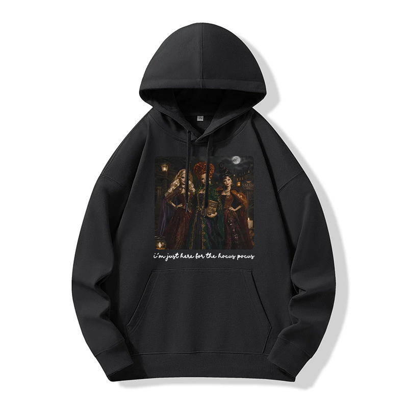 I'm Just Here For The Hocus Pocus Funny Doll Halloween T-shirt/Sweatshirt/Hoodie