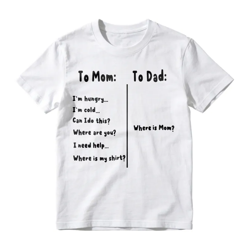 To Mom And Dad Text Design Unisex Classic T-shirt