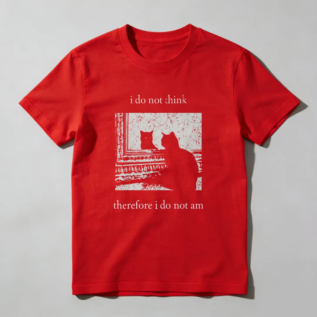 I Do Not Think Therefore I Do Not Am Unisex Classic T-shirt