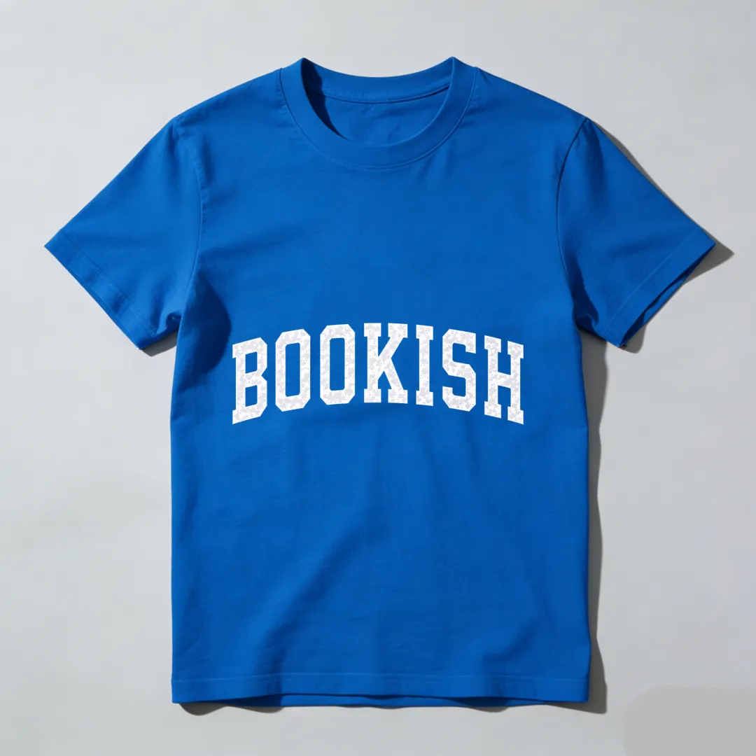 Bookish White Text On Black Shirt Unisex Classic T-shirt