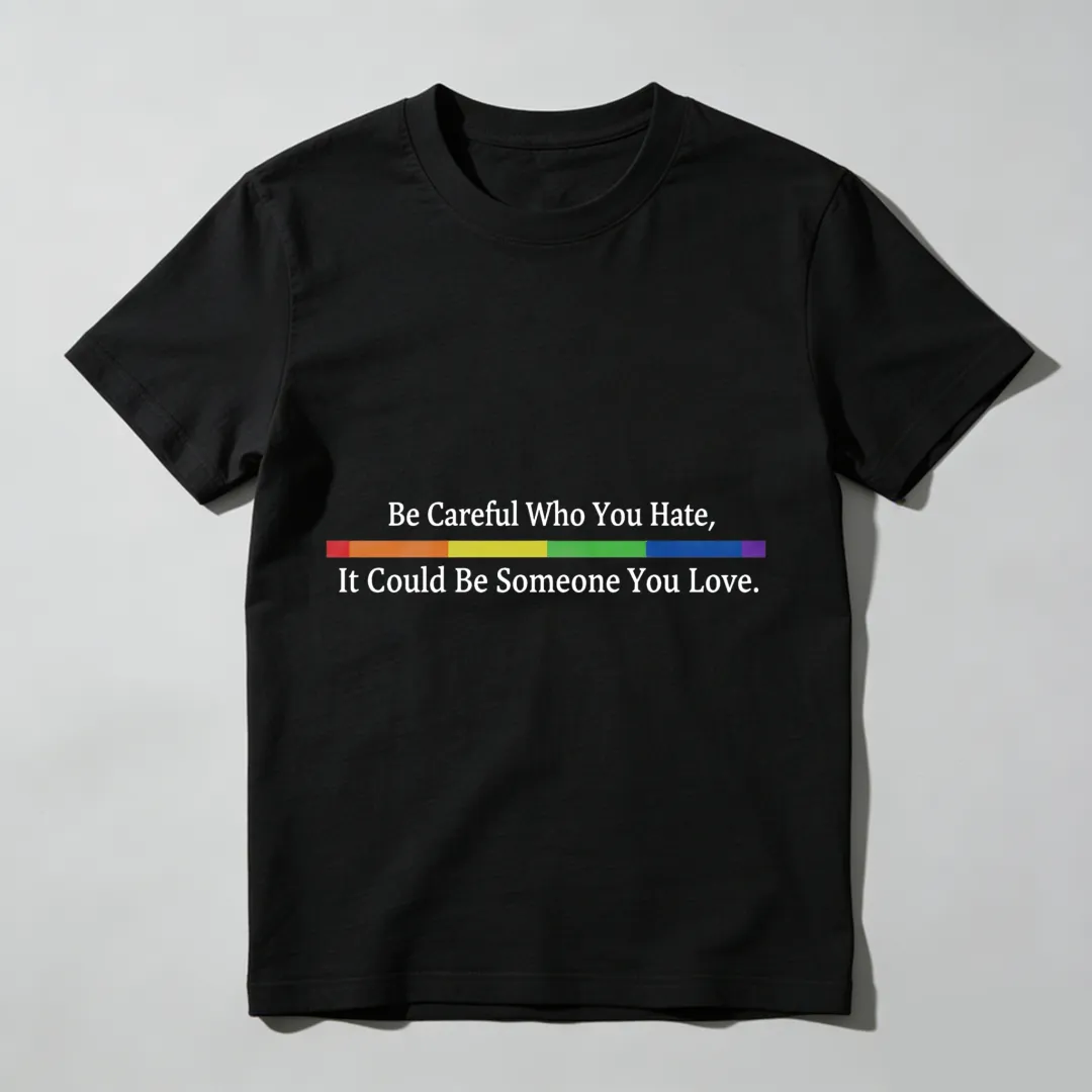 Be Careful Who You Hate It Could Be Someone You Love Unisex Classic T-shirt