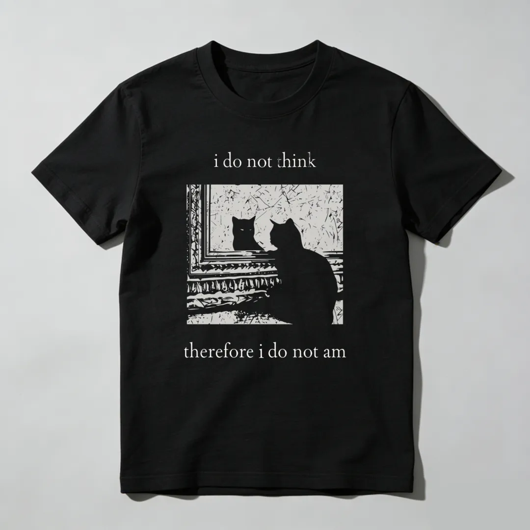 I Do Not Think Therefore I Do Not Am Unisex Classic T-shirt