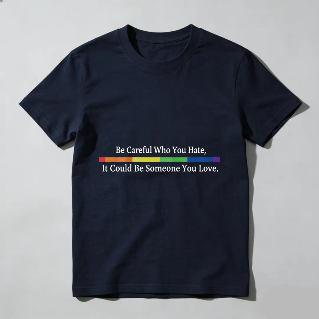 Be Careful Who You Hate It Could Be Someone You Love Unisex Classic T-shirt