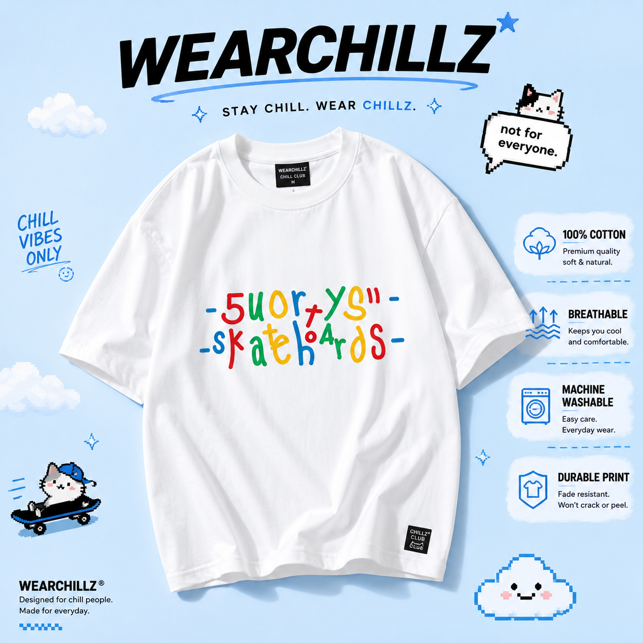 Funny “F U” Freestyle Tee