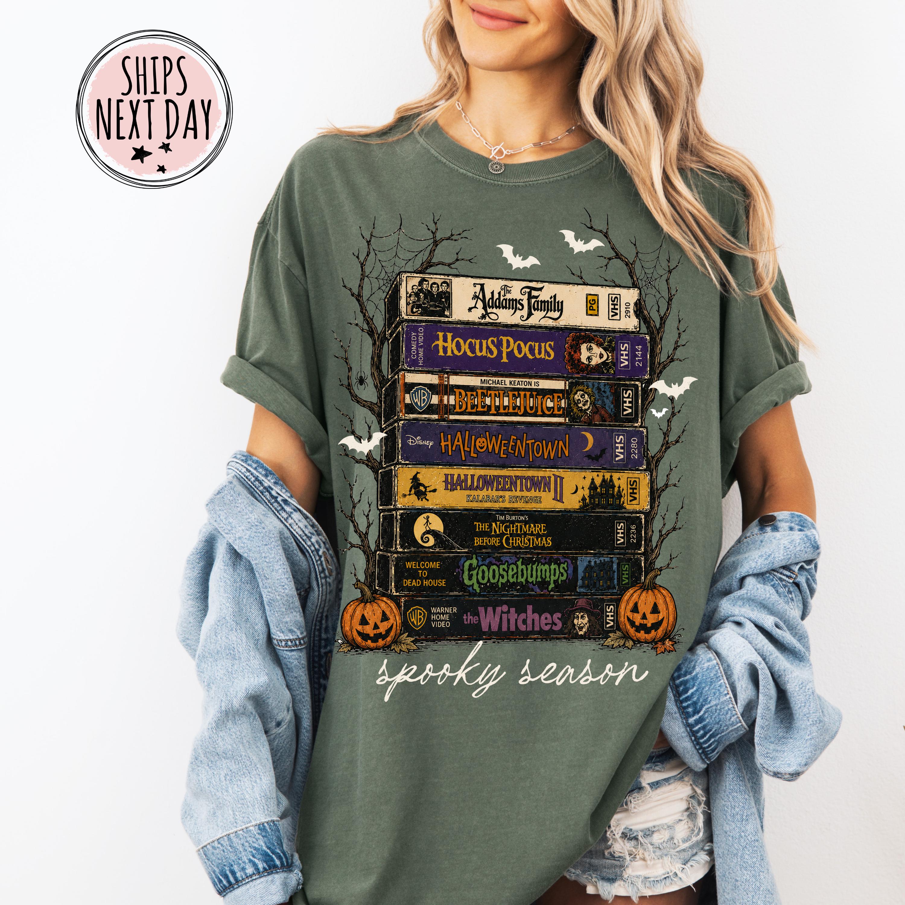 Spooky Season VHS Collection Vintage Tee